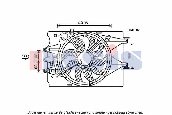 Dasis 088104N Hub, engine cooling fan wheel 088104N