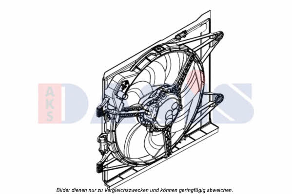 Dasis 088146N Hub, engine cooling fan wheel 088146N