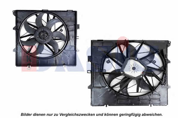 Dasis 058091N Hub, engine cooling fan wheel 058091N