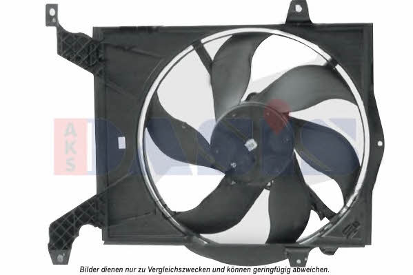 Dasis 228051N Hub, engine cooling fan wheel 228051N