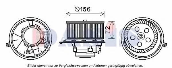 Dasis 188051N Fan assy - heater motor 188051N