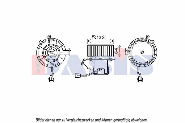 Dasis 128179N Fan assy - heater motor 128179N