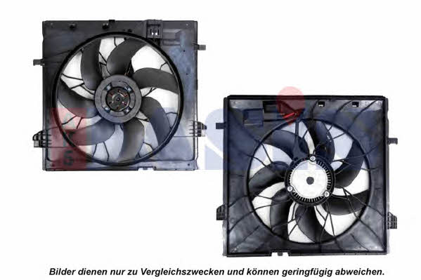 Dasis 128184N Hub, engine cooling fan wheel 128184N