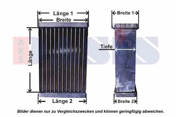 Dasis 683121N Heat exchanger, interior heating 683121N