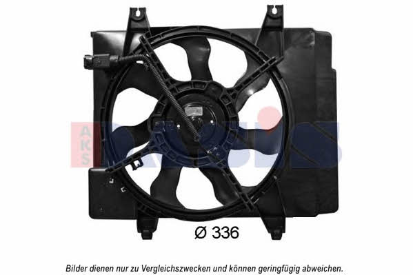 Dasis 518069N Hub, engine cooling fan wheel 518069N