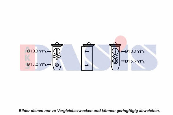 Dasis 840295N Air conditioner expansion valve 840295N