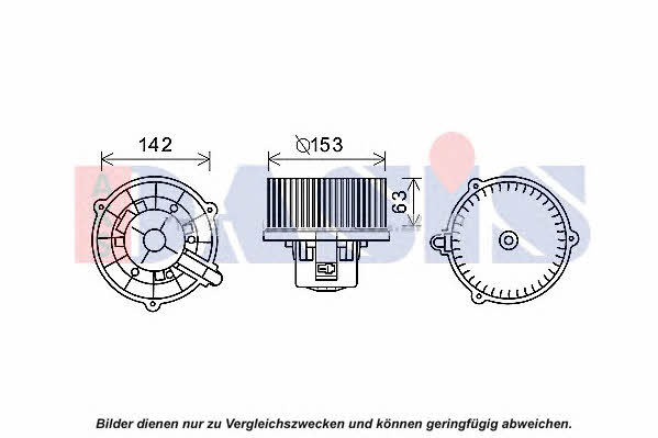 Dasis 870448N Cabin ventilation motor 870448N