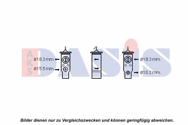 Dasis 840296N Air conditioner expansion valve 840296N