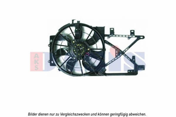 Dasis 158055N Hub, engine cooling fan wheel 158055N