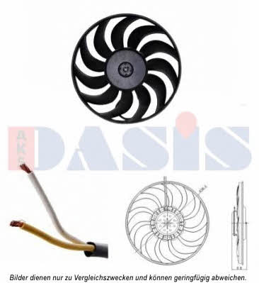 Dasis 048054N Hub, engine cooling fan wheel 048054N