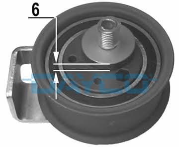 Dayco ATB2143 Tensioner pulley, timing belt ATB2143