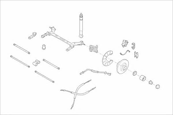  RENA-02058-R Wheel suspension RENA02058R