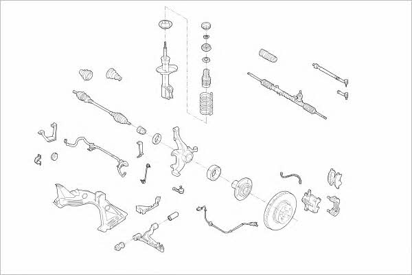  RENA-07876-F Wheel suspension RENA07876F