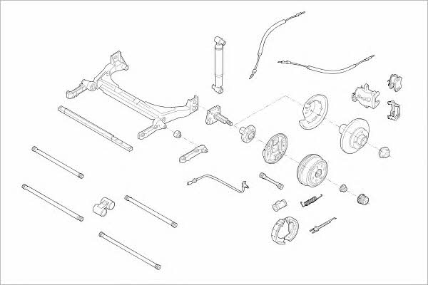  RENA-15111-R Wheel suspension RENA15111R