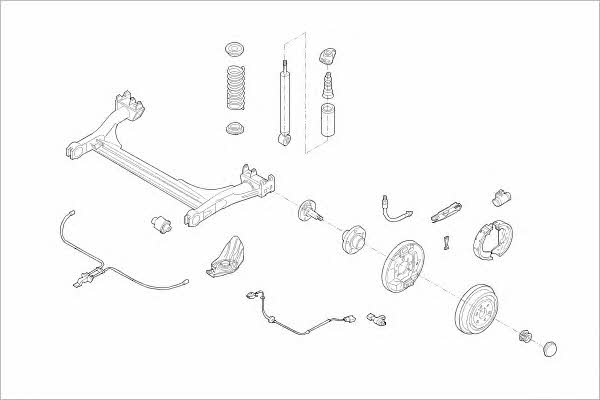 SKOD15582R Delphi Wheel suspension