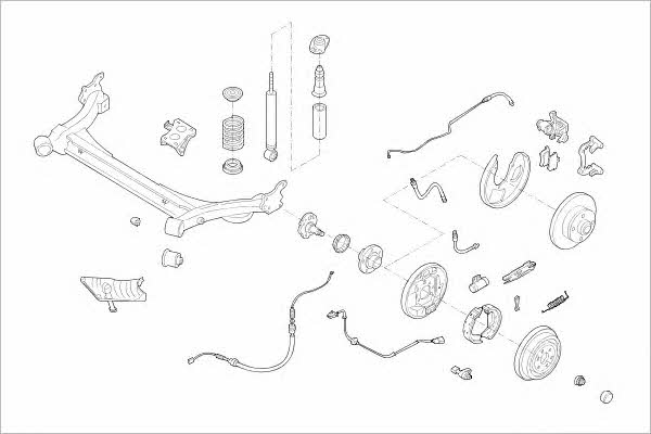 Delphi SKOD-15910-R Wheel suspension SKOD15910R