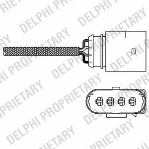 Delphi ES20270-12B1 Lambda sensor ES2027012B1