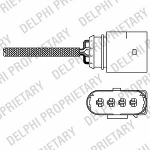 Delphi ES20271-12B1 Lambda sensor ES2027112B1