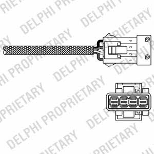 Delphi ES20272-12B1 Lambda sensor ES2027212B1