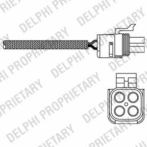 Delphi ES20273-12B1 Lambda sensor ES2027312B1