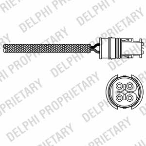Delphi ES20274-12B1 Lambda sensor ES2027412B1