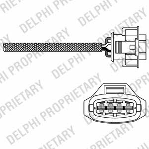 Delphi ES20282-12B1 Lambda sensor ES2028212B1