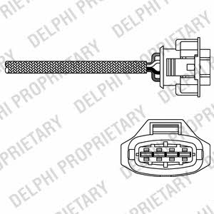 Delphi ES20283-12B1 Lambda sensor ES2028312B1