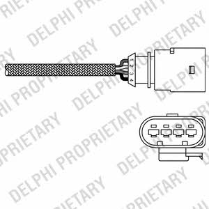 Delphi ES20289-12B1 Lambda sensor ES2028912B1