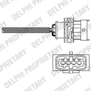 Delphi ES20291-12B1 Lambda sensor ES2029112B1