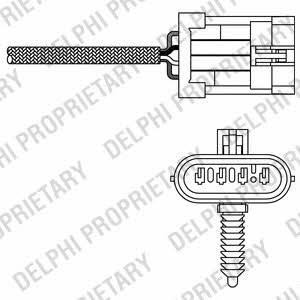 Delphi ES20299-12B1 Lambda sensor ES2029912B1