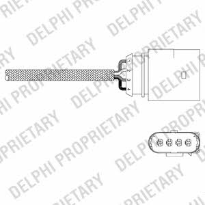 Delphi ES20343-12B1 Lambda sensor ES2034312B1