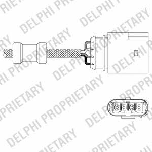 Delphi ES20348-12B1 Lambda sensor ES2034812B1