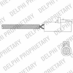 Delphi ES20349-12B1 Lambda sensor ES2034912B1