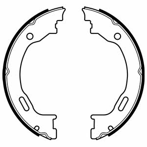 Delphi LS2077 Parking brake shoes LS2077