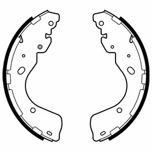 Delphi LS2080 Brake shoe set LS2080