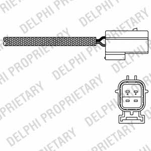 Delphi ES20239-12B1 Lambda sensor ES2023912B1