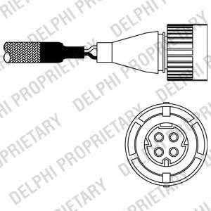 Delphi ES10254-12B1 Lambda sensor ES1025412B1