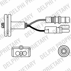Delphi ES10258-12B1 Lambda sensor ES1025812B1