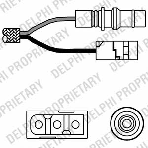 Delphi ES10276-12B1 Lambda sensor ES1027612B1