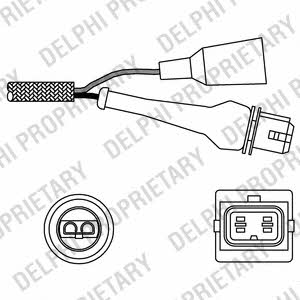 Delphi ES10289-12B1 Lambda sensor ES1028912B1