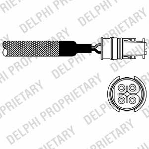 Delphi ES10580-12B1 Lambda sensor ES1058012B1