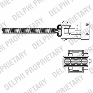 Delphi ES10795-12B1 Lambda sensor ES1079512B1
