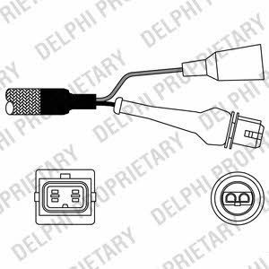 Delphi ES10957-12B1 Lambda sensor ES1095712B1