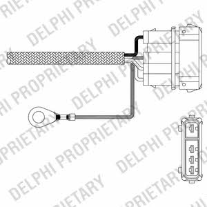 Delphi ES11010-12B1 Lambda sensor ES1101012B1