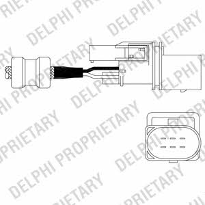 Delphi ES11014-12B1 Lambda sensor ES1101412B1