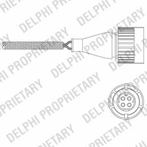 Delphi ES11047-12B1 Lambda sensor ES1104712B1