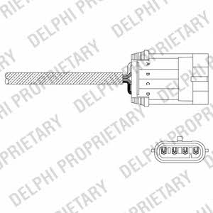 Delphi ES11049-12B1 Lambda sensor ES1104912B1