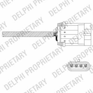 Delphi ES11056-12B1 Lambda sensor ES1105612B1