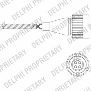 Delphi ES11057-12B1 Lambda sensor ES1105712B1