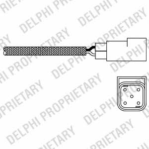 Delphi ES20252-12B1 Lambda sensor ES2025212B1